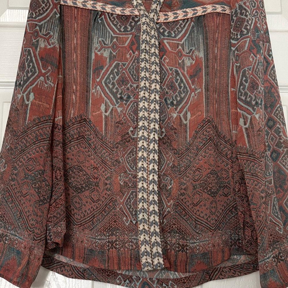 Bke Multicolor Patterned Blouse - image 4